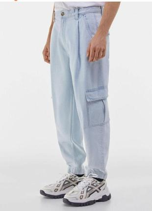 Чоловічі джинси bershka  розмі l, usa 34