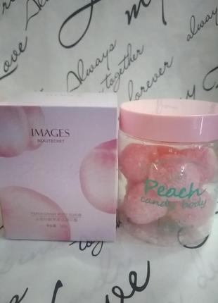 Сахарный скраб для тела images peach candy body sugar с экстра...