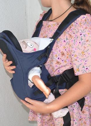 Фирменная сумка переноска трансформер рюкзак кенгуру для малыша2 фото