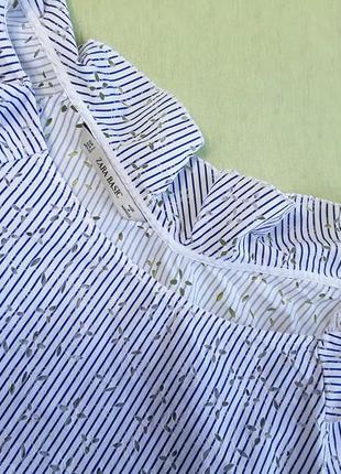 Модная перфорированная блузка zara7 фото