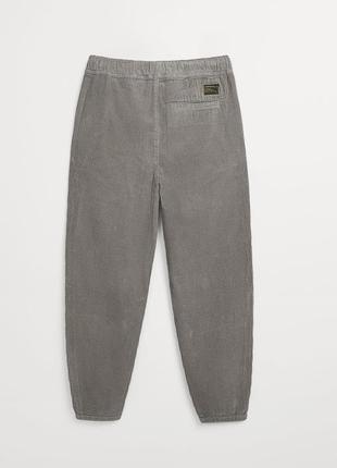 Zara нові вельветові штани джинси брюки вільного крою relaxed fit corduroy pants2 фото