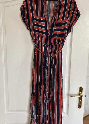 Платье-халат макси