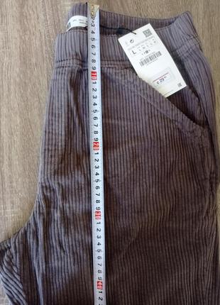 Zara нові вельветові штани джинси брюки вільного крою relaxed fit corduroy pants8 фото