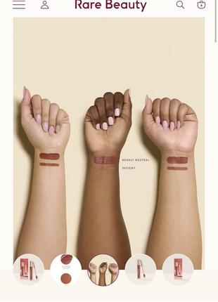 Новинка! лимитированный набор продуктов для губ rare beauty nice &amp; neutral lip duo