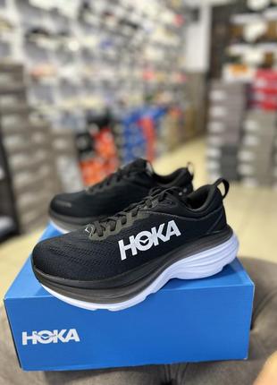 Оригинальные беговые кроссовки hoka one one bondi 8 wide 1127954