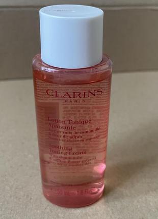 Clarins soothingtoning lotion успокаивающий тоник для очень чувствительной сухой кожи 50ml