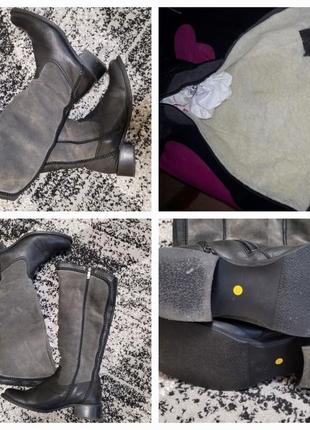 Зимние теплые практичные ботинки сапоги сапоги 39 размер, полномерные. члрные с серыми вставками.
размер 39, полномерные1 фото