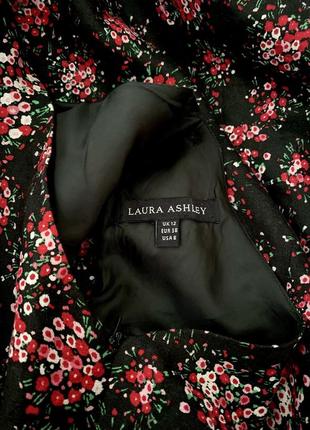 Laura ashley лляна сукня у квітах, сукня футляр4 фото