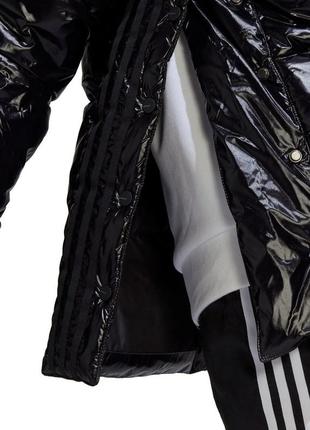 Женский пуховик куртка adidas glossy a-shape down puffer jacket( как nike puma) оригинал5 фото