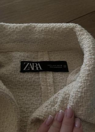 Пиджак zara твидовый3 фото