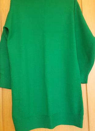 Платье свитер зеленое платье4 фото