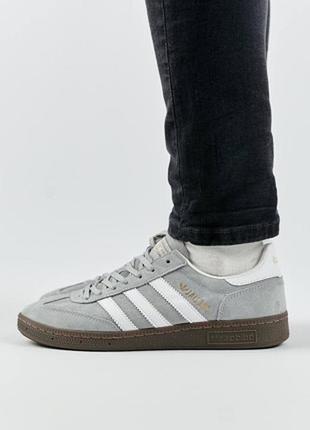 Чоловічі кросівки adidas spezial / адідас спеціал демісезонні весняні, літні, осінні сірі