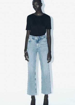 Прямые джинсы zara straight jeans1 фото