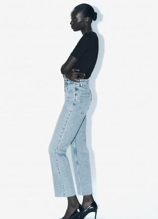 Прямые джинсы zara straight jeans3 фото