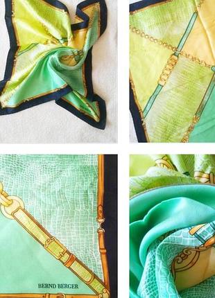 Шикарный  новый платок из 100% шелка в стиле ermes !