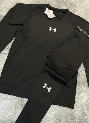 Комплект термобілизни under armour black,under armour,андер армор,термобілизна.2 фото