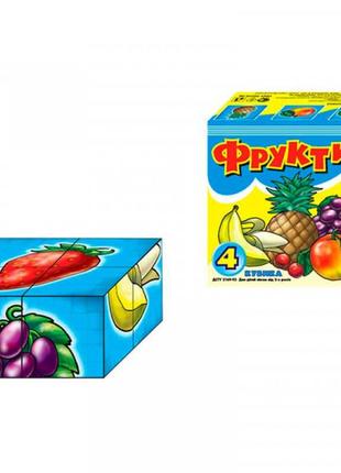 Іграшка кубики  "фрукти технок" (34)