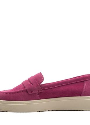 Туфлі жіночі замшеві на платформі рожеві 2462т-а