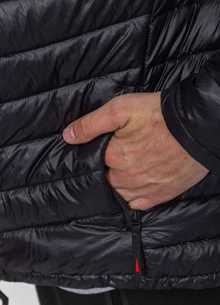 Демісезонна стьобана куртка з капюшоном6 фото