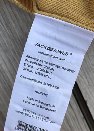 Светр jack &amp; jones реглан кофта новий свитер лонгслив стильный  худи пуловер актуальный джемпер тренд3 фото