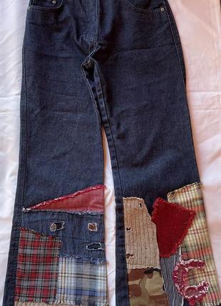 Вінтажні жіночі джинси3 фото