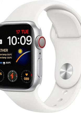 Умные смарт часы smart watch i7 pro max с голосовым вызовом тонометр пульсометр оксиметр. цвет: белы