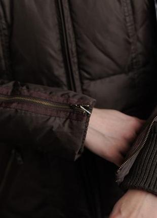 Зимняя женская длинная куртка пуховик пальто оливковое хаки jessica simpson