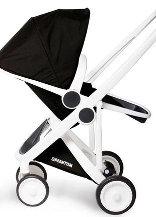 Прогулянкова коляска greentom upp reversible шасі white black