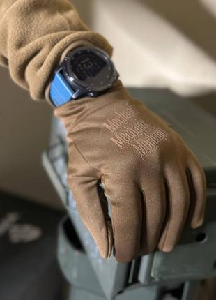 Утеплені рукавиці mechanix coldwork base layer coyote