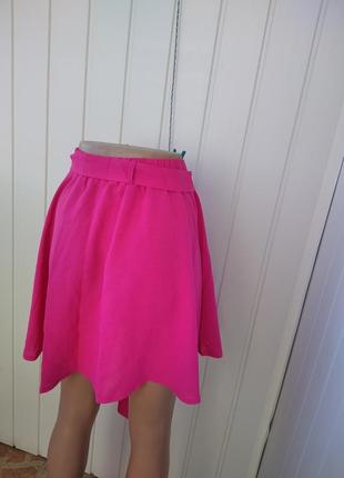 Розовая юбка клеш барби6 фото