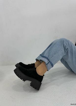 Женские туфли на массивной подошве3 фото