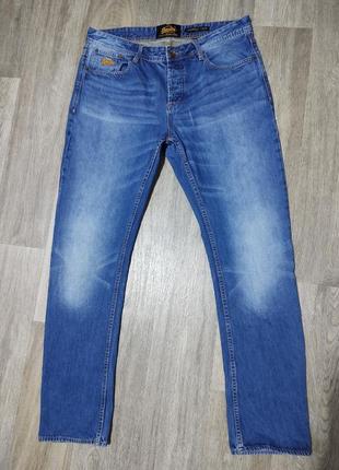 Мужские джинсы / superdry / штаны / синие джинсы / брюки / мужская одежда / чоловічий одяг /