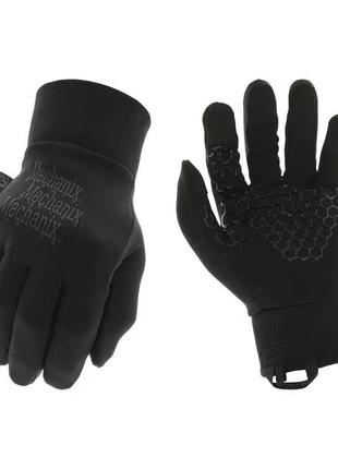 Утеплені рукавиці mechanix coldwork base layer black