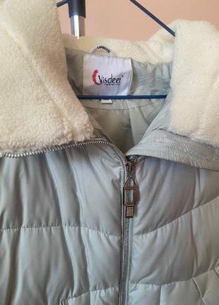 Очень теплое зимнее пальто от visdeer, 48 р., зима2 фото
