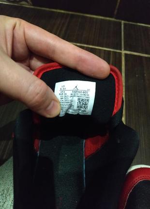 Мужские кожаные кроссовки nike air jordan 1 low gs gym red4 фото