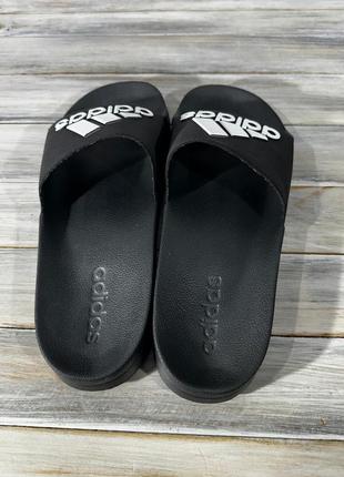 Adidas adilette shower black оригінальні шльопанці7 фото