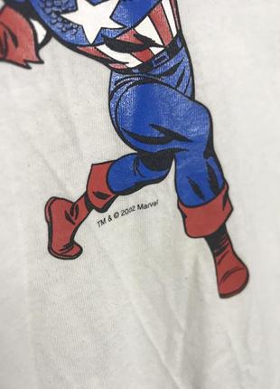 Vintage 2002 marvel captain america футболка3 фото