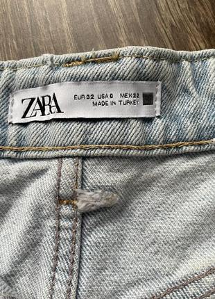 Джинсовые шорты zara7 фото