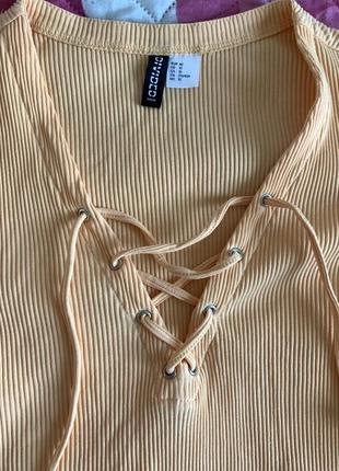 Универсальное платье h&m в рубчик 4