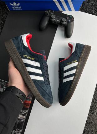 Чоловічі кросівки adidas spezial navy white