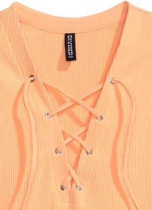 Универсальное платье h&m в рубчик 2