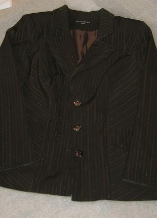 Піджак коричневий із люрексом