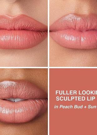 Набір помада+олівець для губ anastasia beverly hills lip kit duo відтінок peach bud & sun baked6 фото