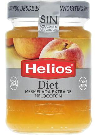 Джем helios з персиків без цукру 280 г1 фото