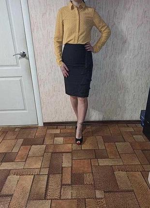 Юбка карандаш офисная деловая классическая s