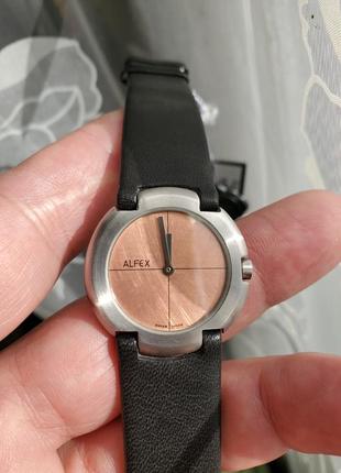Alfex swiss оригинальные кварцевые часы, унисекс2 фото