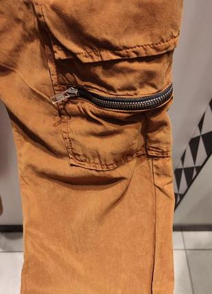 Женские брюки карго на резинке9 фото