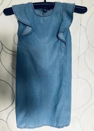 Легкое джинсовое платье р.146/1521 фото