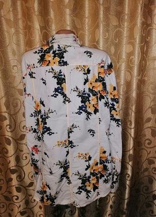🧡🧡🧡стильная женская белая блузка, рубашка в цветочный принт joe browns🧡🧡🧡10 фото