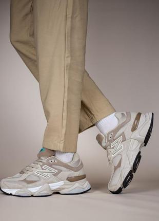 Стильные женские кроссовки для спорта и повседневного использования, new balance 9060 beige5 фото